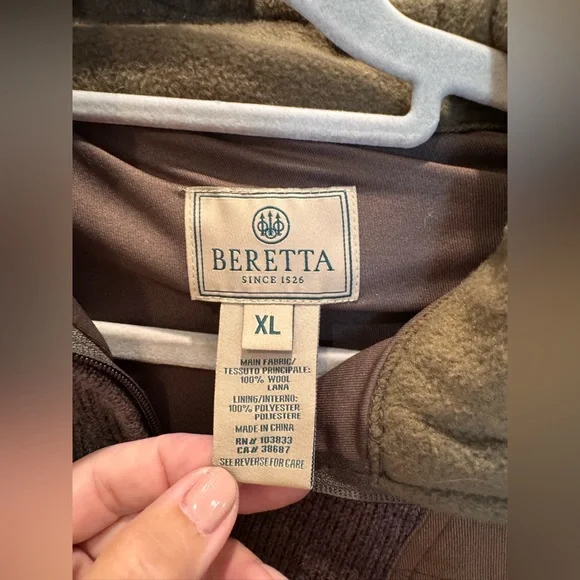 Beretta wool men’s shooting sweater - Picture 2 of 4